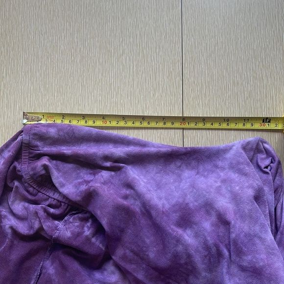 Purple Tie-Dye Wide Leg Pants - Picture 7 of 14